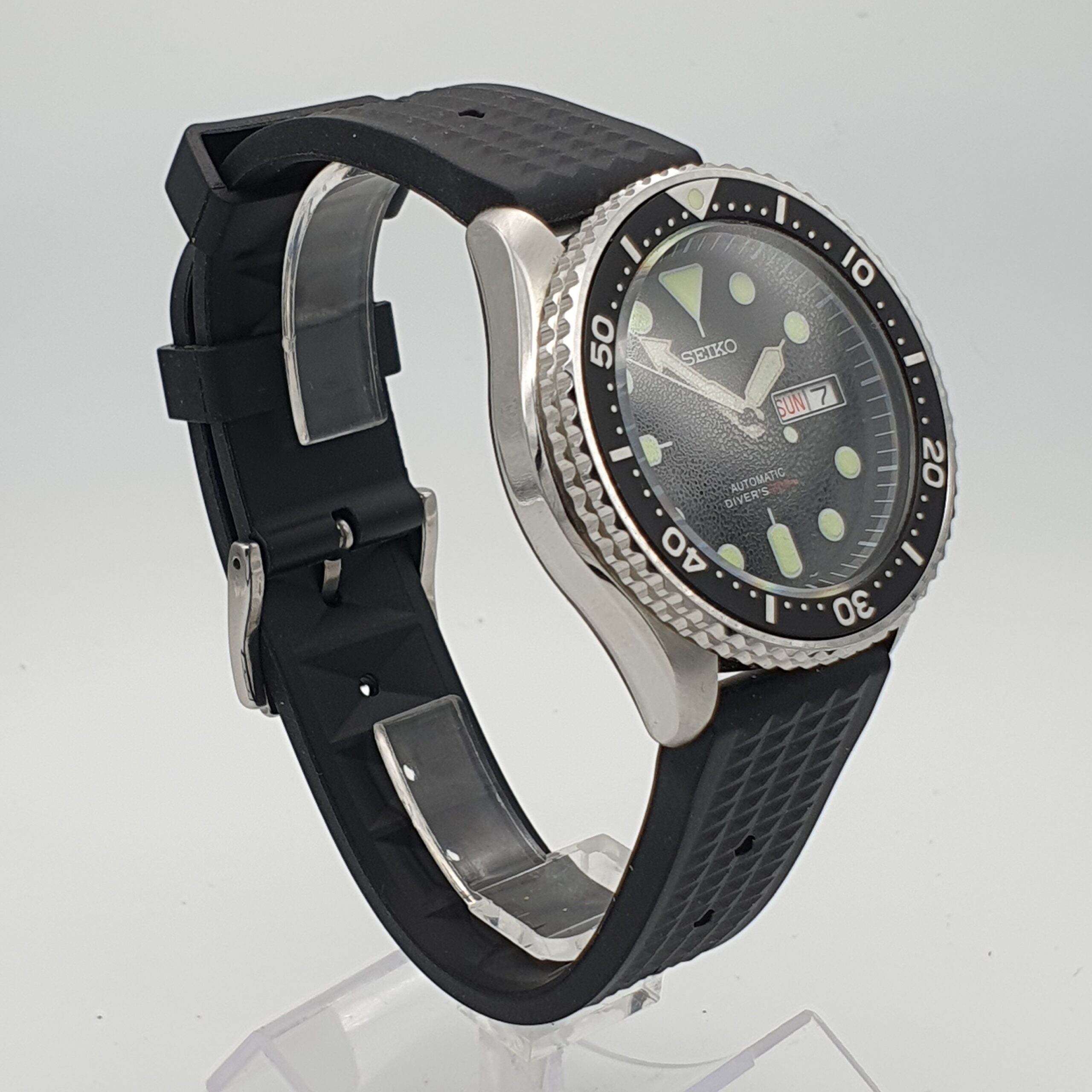 Seiko skx black mod top